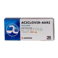 Acyclovir 400mg №20 x5 Pack (100 capsules)